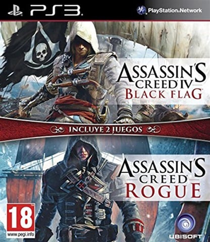 Assassin's Creed IV Black Flag / Assassin's Creed Rogue  - PS3 - Sony PlayStation 3